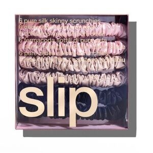 Slip Pure Silk Skinny Scrunchies - Pack of 6